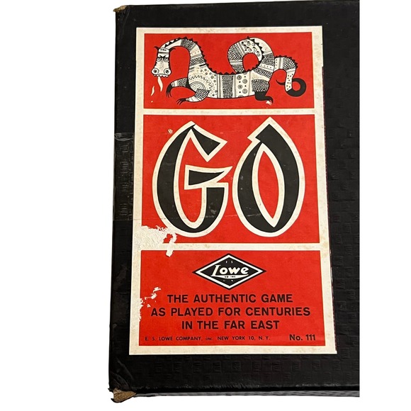 Vintage Go Board Game by E.S. Lowe Authentic Game in Far East No. 111 - Picture 1 of 3